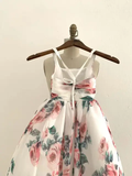 FLORAL chiffon dress